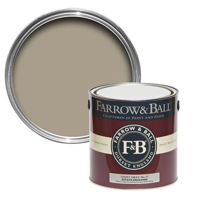 Farrow & Ball Probedose, Estate Emulsion, Matte Wandfarbe, Light Gray / 17, 100 mL
