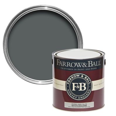 Farrow & Ball Probedose, Estate Emulsion, Matte Wandfarbe, Down Pipe / 26, 100 mL