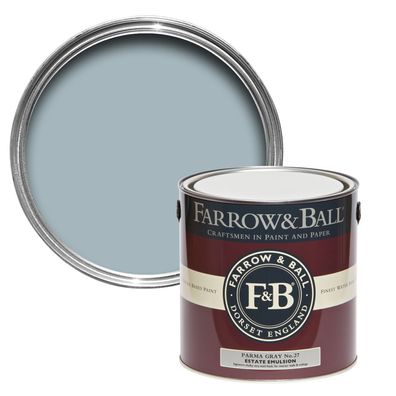 Farrow & Ball Probedose, Estate Emulsion, Matte Wandfarbe, Parma Gray / 27, 100 mL