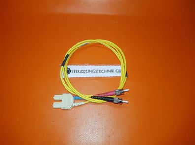 Brand-Rex (H) HF050T2Z ST/ SC 1.0 m Dublex Glasfaser Optical Cable Patchkabel LWL