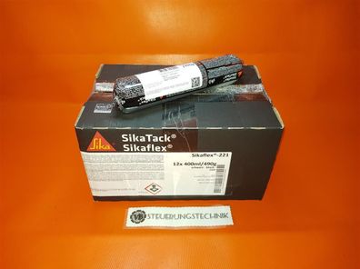 Sika Sikaflex - 221 - 400ml/490g Schwarz Mehrzweck Spoilerkleber Karosserieklebe
