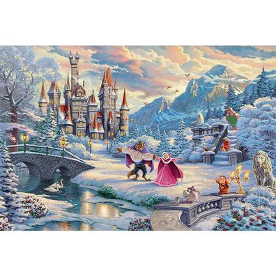 Beauty and the Beast Holzpuzzle 1000 Teile Teenager Puzzle Brettspiele Jigsaw