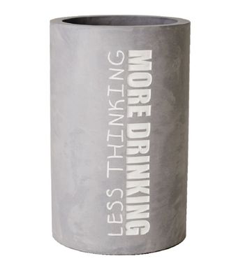 Flaschenkühler "More Drinking, Less Thinking" - Räder Design