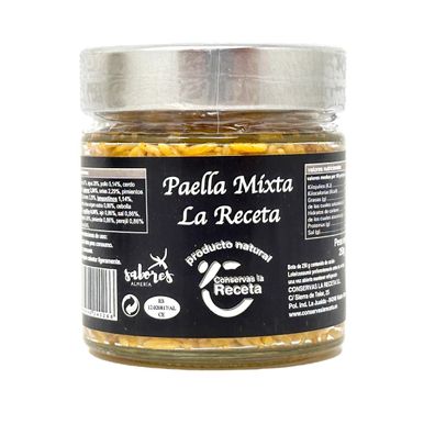 Conservas La Receta Paella Mixta gemischte Paella aus Spanien im Glas 250g