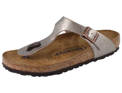 Birkenstock Gizeh BS Damen Zehentrenner normale Weite gold graceful taupeBirko