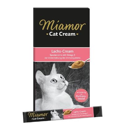 Miamor? Cat Snack Lachs-Cream - 11 x 6 x15g ?Katzensnacks
