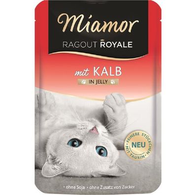 Miamor | Ragout Royale mit Kalb in Jelly - 22 x 100 g ? Katzennassfutter