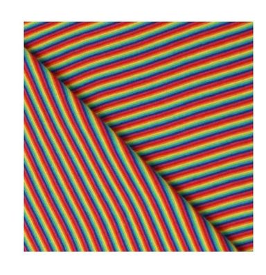 Bündchen- Stripes Rainbow von Iltex