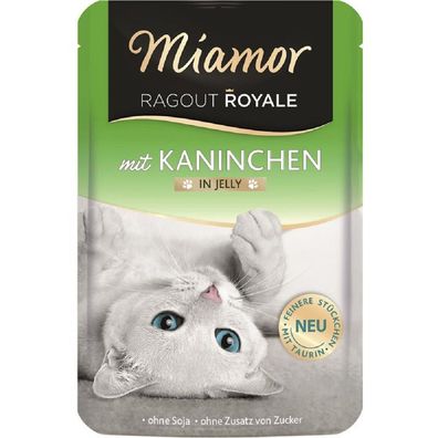 Miamor ?Ragout Royale Kaninchen - 22 x 100g ?Katzenfutter