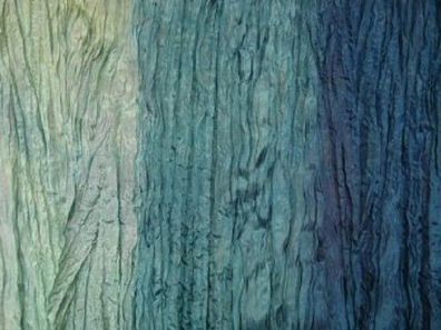 Seidenschal, handgefärbt, chemiefrei mit Pflanzenfarben, 90 x 180 cm, Blautöne