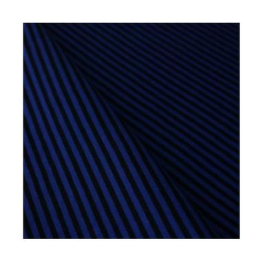 Bündchen- Stripes dunkelblau/ schwarz von Iltex