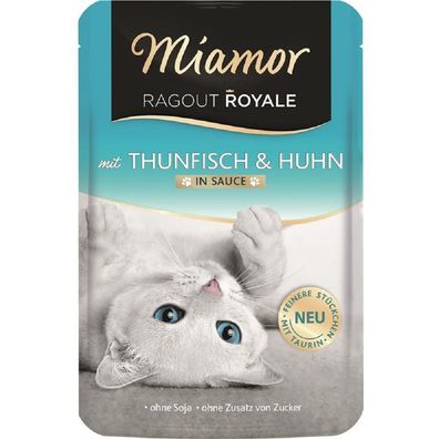 Miamor | Ragout Royale mit Thunfisch & Huhn in Sauce - 22 x 100 g ? Katzennassfutter
