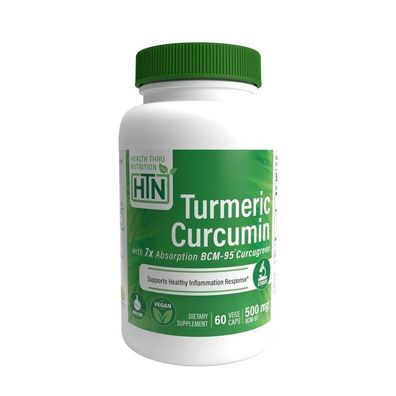 Health Thru Nutrition, Curcugreen Vegan Curcumin, 500 mg, 60 Veg. Kapseln