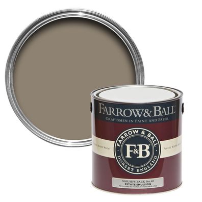 Farrow & Ball , Estate Emulsion, Matte Wandfarbe, Mouse´s Back / 40, 100 mL