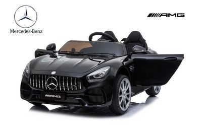Elektro Kinderfahrzeug, Mercedes AMG GT, 2 Sitzer "M, Leder, EVA, MP3, Ferngesteuert