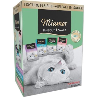 Miamor | Ragout Royale Multi Mix - 4 x 12 x 100 g ? Katzennassfutter