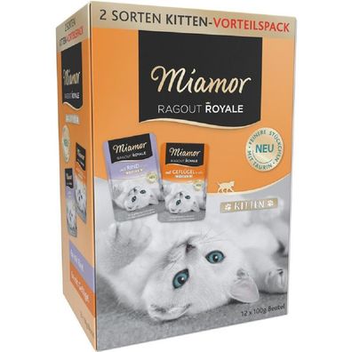 Miamor ?Ragout Royale Kitten Multibox Jelly - 48 x 100g ?Katzennassfutter