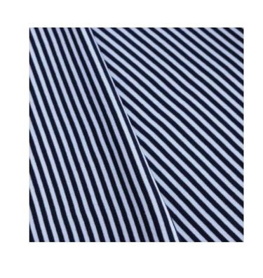 Bündchen- Stripes weiß/ nachtblau von Iltex