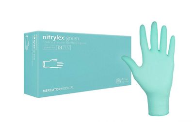 Nitrylex green Nitril Handschuhe - Minzgrün