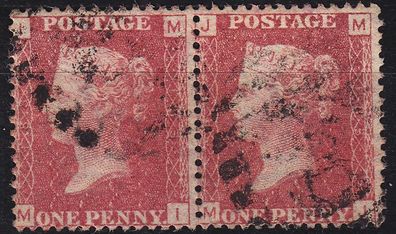 England GREAT Britain [1858] MiNr 0016 Pl 188 ( O/ used ) [02] 2er
