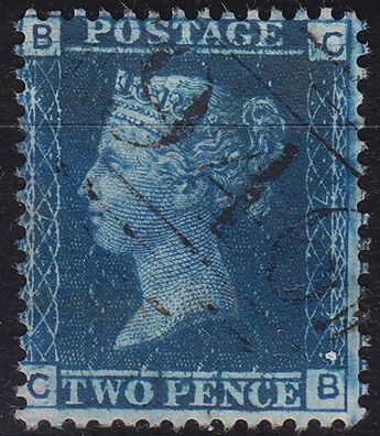 England GREAT Britain [1858] MiNr 0017 Pl 07 ( O/ used ) [02]