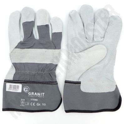 Granit Spaltleder-Handschuhe 1Paar