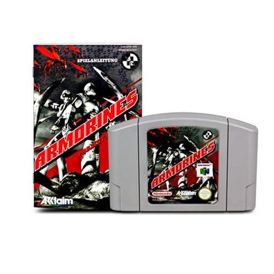 N64 Spiel Armorines Project S.W.A.R.M. + Anleitung