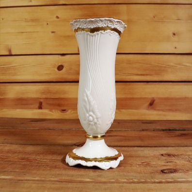 Rosenthal Kronach Porzellan Vase 25cm 30/40er Jahre / alt weiß #V6