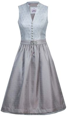 Dirndl Eden 58er Länge eisblau