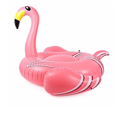 lacool Riesen aufblasbarer Flamingo Badeinsel Luftmatratze Schwimmring 190 cm