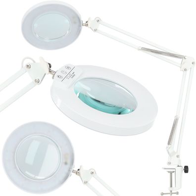 Kosmetiklampe Led Lampe mit Lupe Schreibtischlampe