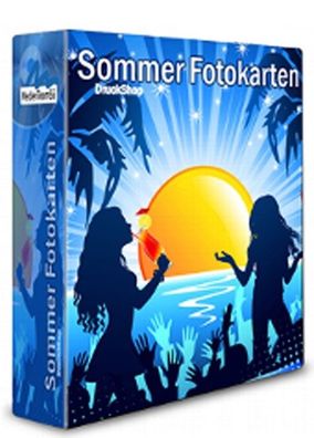 Sommer Fotokarten Druck Shop - Grusskarten drucken - Download Version