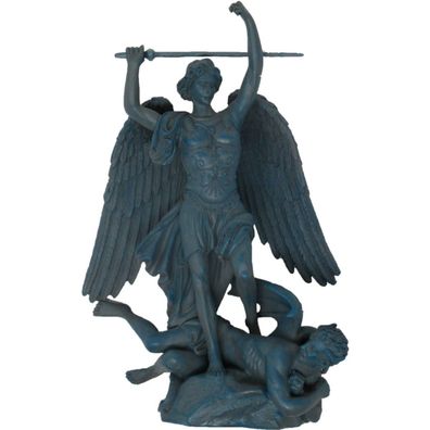 Erzengel Michael im bronze verwitterten Design