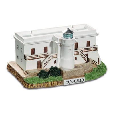 Italienischer Leuchtturm Capo Gallo 13cm