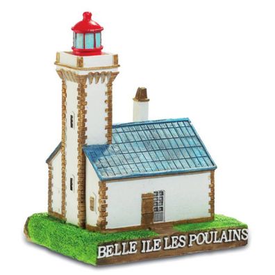 Französischer Leuchtturm der Fohlen - Belle Ile les Poulains 8,3cm