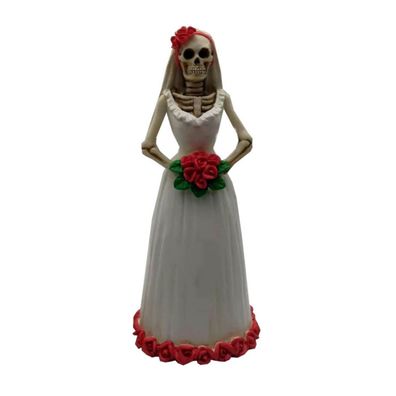 Skelett Hochzeits Braut 15cm
