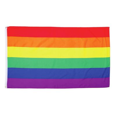 LGBTQI+ Flagge 6-farbige Regenbogen Fahne 90x150cm CSD
