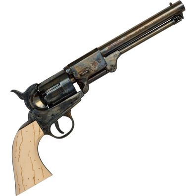 Deko Revolver Griswold & Gunnison USA 1851 grau Blue Steel