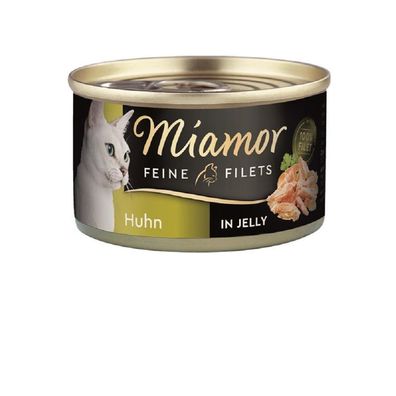Miamor ?Feine Filets Huhn in Jelly - 24 x 100g Katzennassfutter