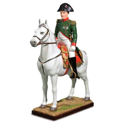 Napoleon auf Pferd mehrfarbig frei nach dem Gemälde von Pichat