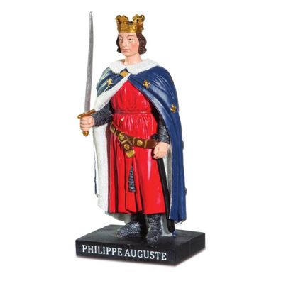 Figur Philipp II. August französischer König Philippe Auguste