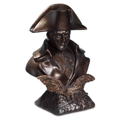Büste Napoleon mit französischen Adler bronziert frei nach Ruffony