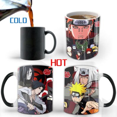 Anime Naruto Pain Sasuke Thermoeffekt Tasse Ceramic Kaffee Tee Milch Becher