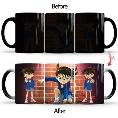 Anime Detective Conan Thermoeffekt Tasse Ceramic Kaffee Tee Milch Becher