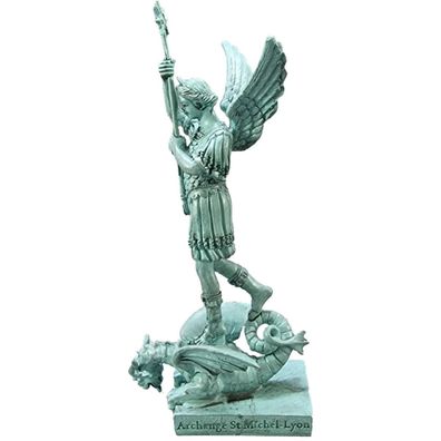 Erzengel Michael Statue frei nach Paul-Émile Millefaut