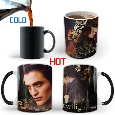 Film Twilight Thermoeffekt Tasse Ceramic Kaffee Tee Milch Becher