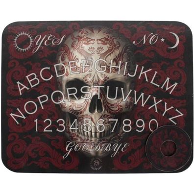 Totenkopf Ouija Spirit Board mit Planchette