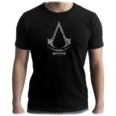 Assassin's Creed - T-Shirt - Crest - schwarz new fit Gr. L