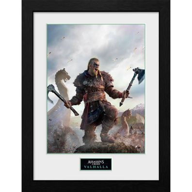 Assassin's Creed Valhalla - Poster im Rahmen - Gold Edition 40x30cm