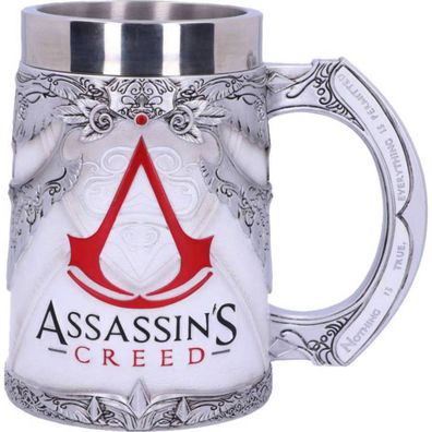 Assassin's Creed - Krug - weiß mit Logo 15cm
